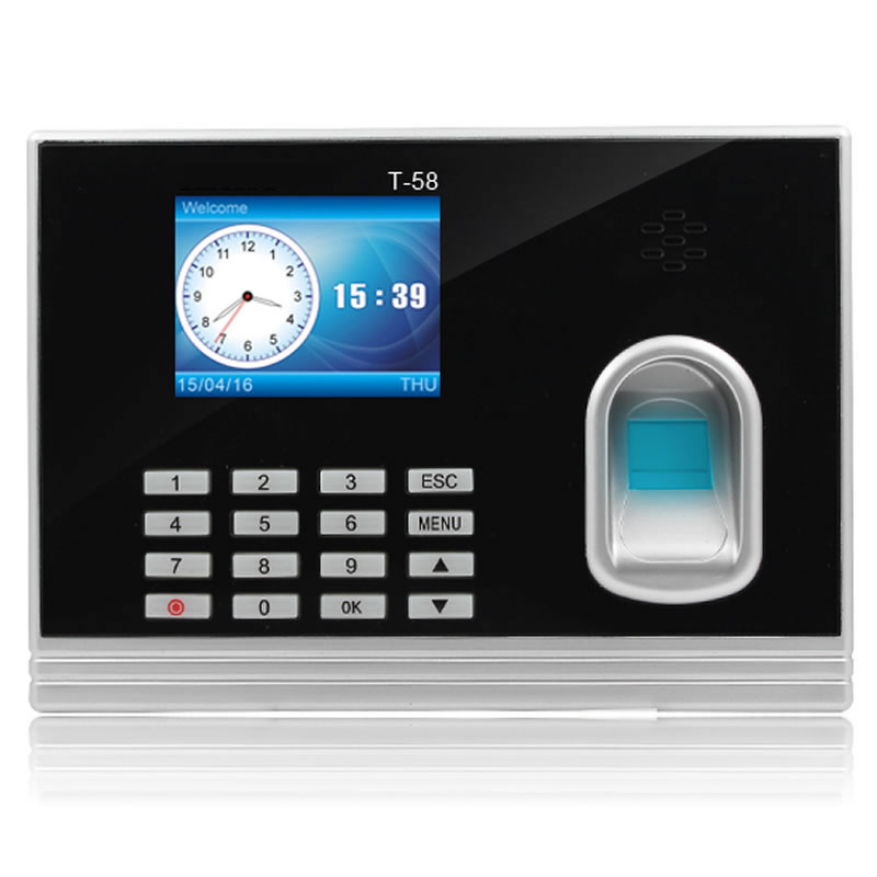 TM58 Built in Battery Access Control With SMS Alert GPRS Fingerprint Time Attendance System